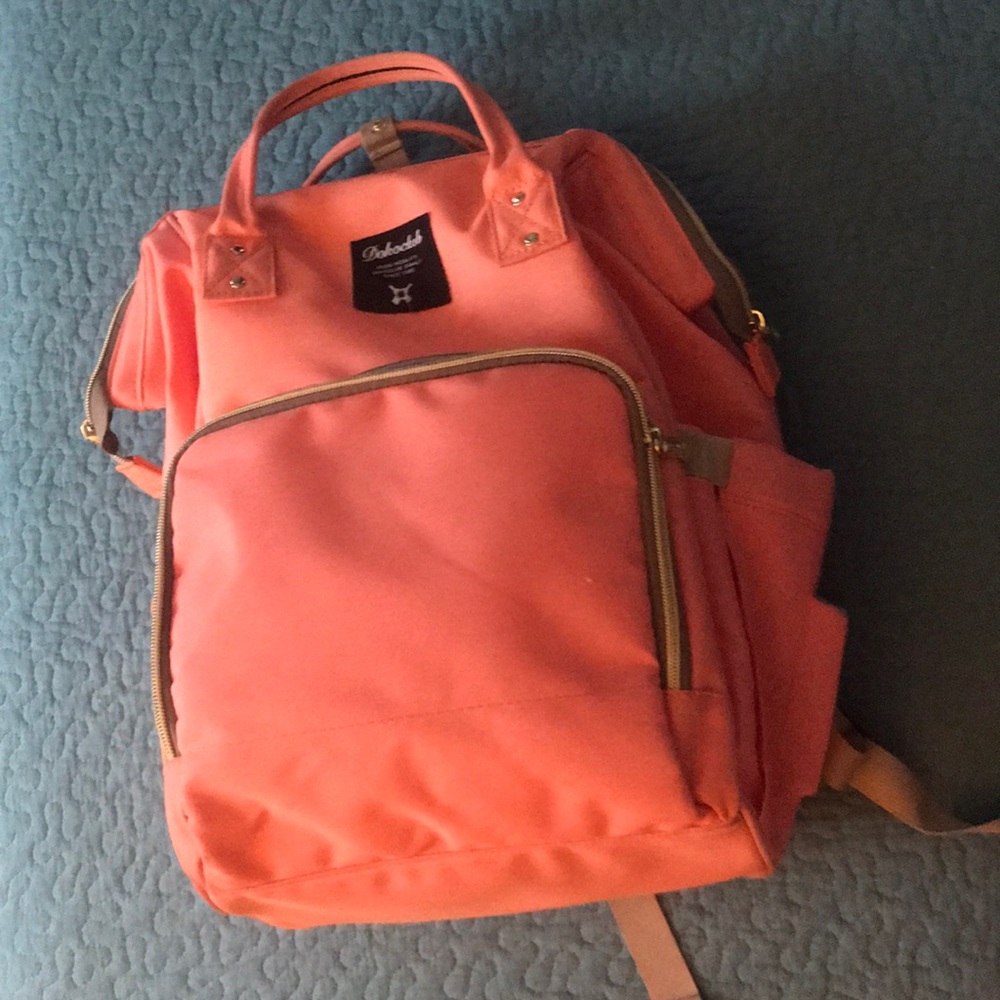 Backpack style diaper bag